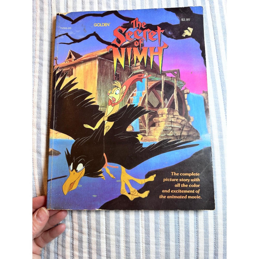 Vintage 1982 Golden Picture Storybook The Secret of NIMH Don‎ Bluth Movie Tie-In